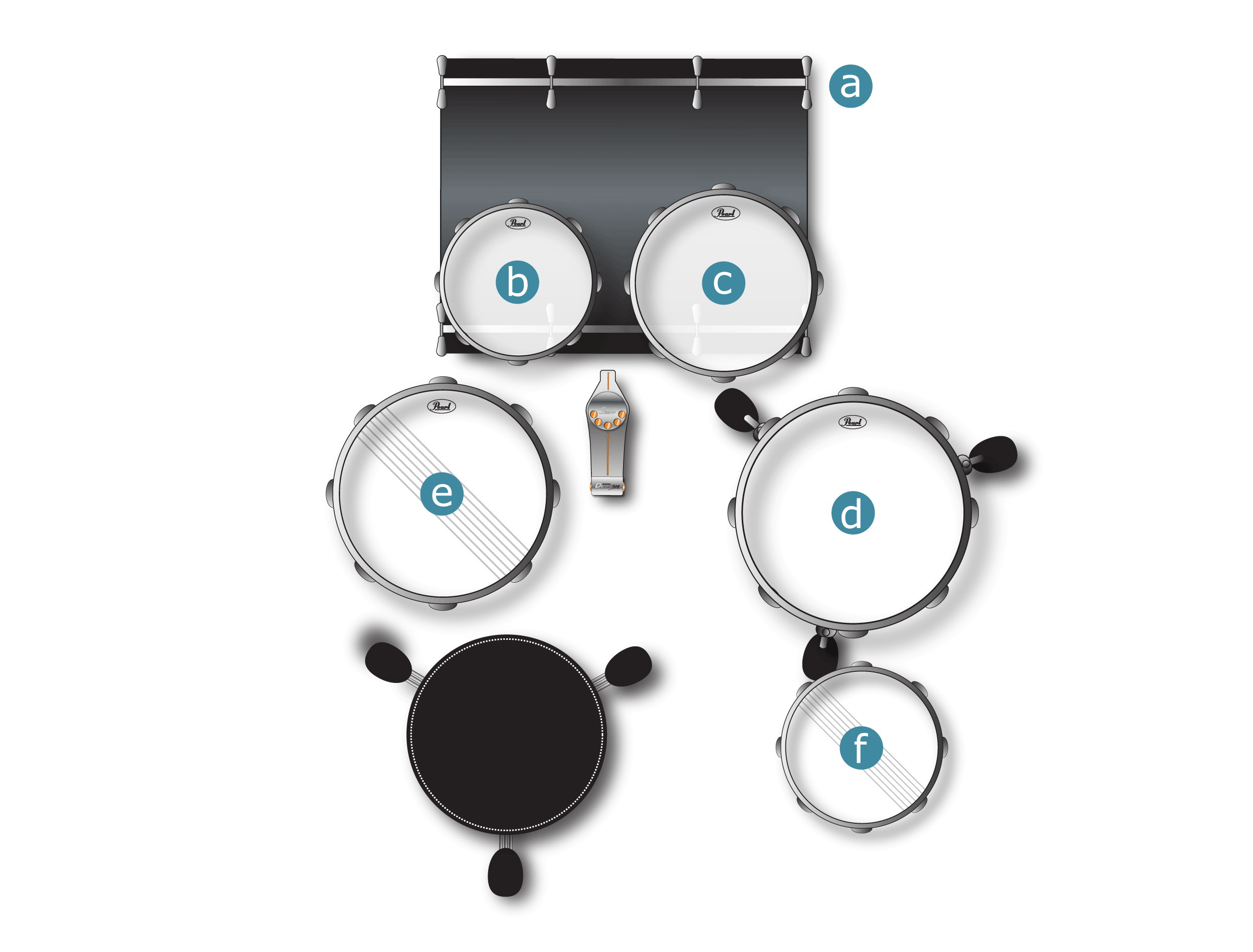 Robby Ameen Drum Set-Up