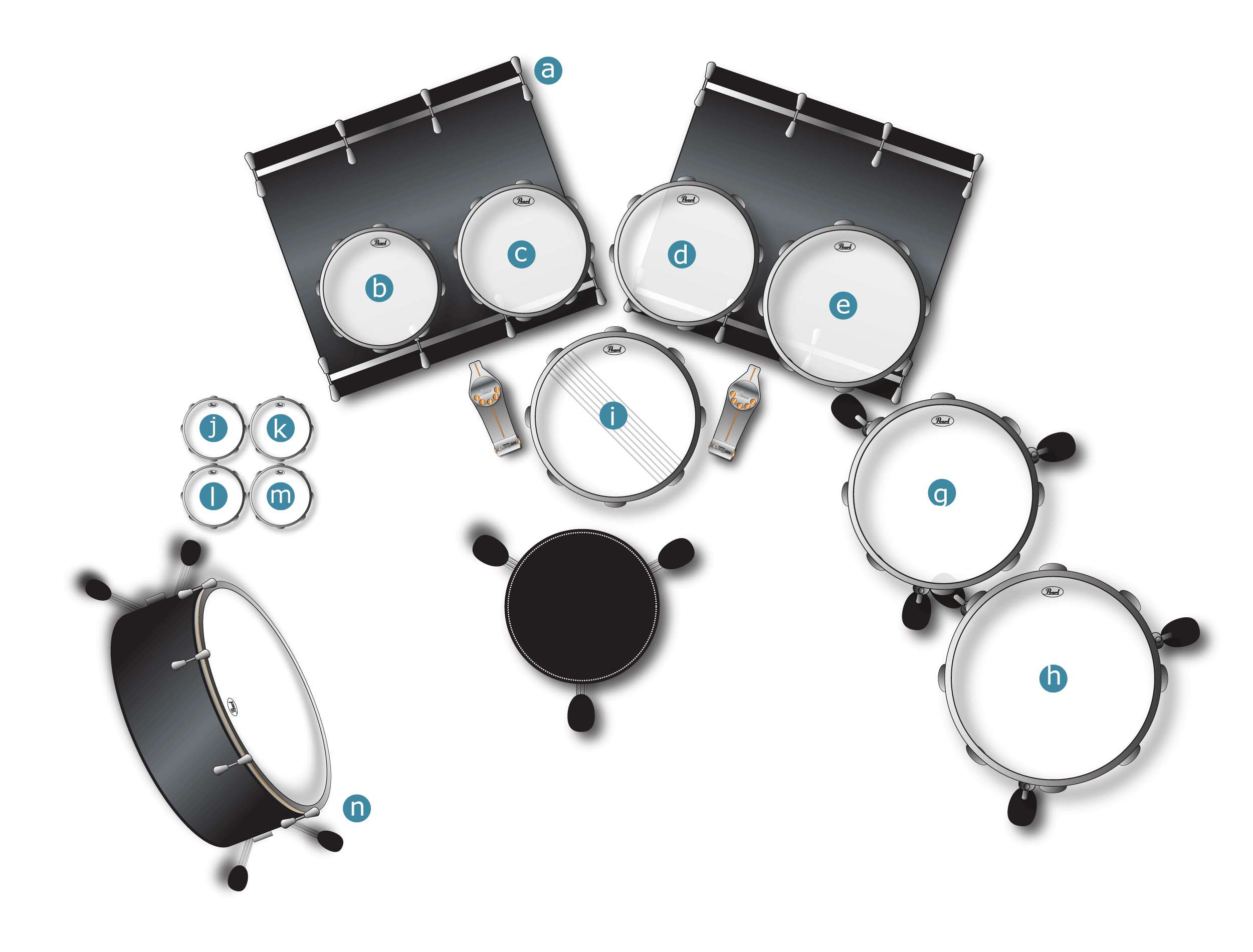 Joey Jordison Drum Set-up