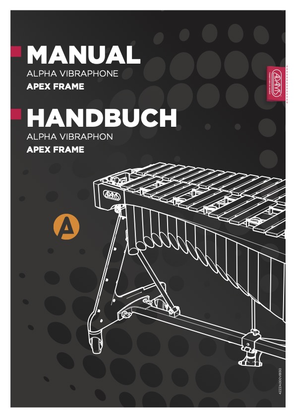 Adams Alpha Vibraphone Apex Frame Manual 2021