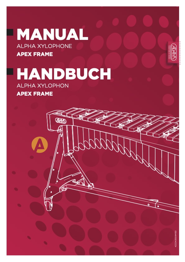 Adams Alpha Xylophone Apex Frame Manual 2021